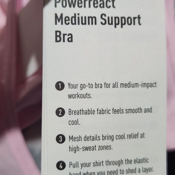 Under Armour Sports Bra Size XL D-DD Pink Medium support - Picture 10 of 13